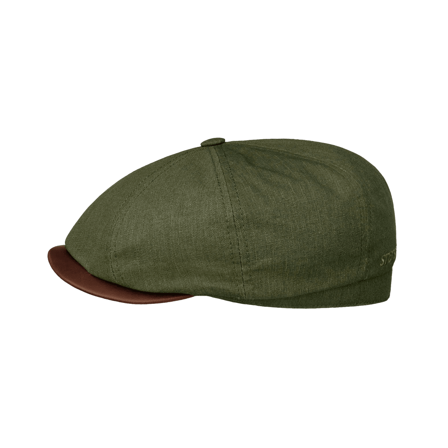 Stetson Hatteras algodón lino Waxed verde