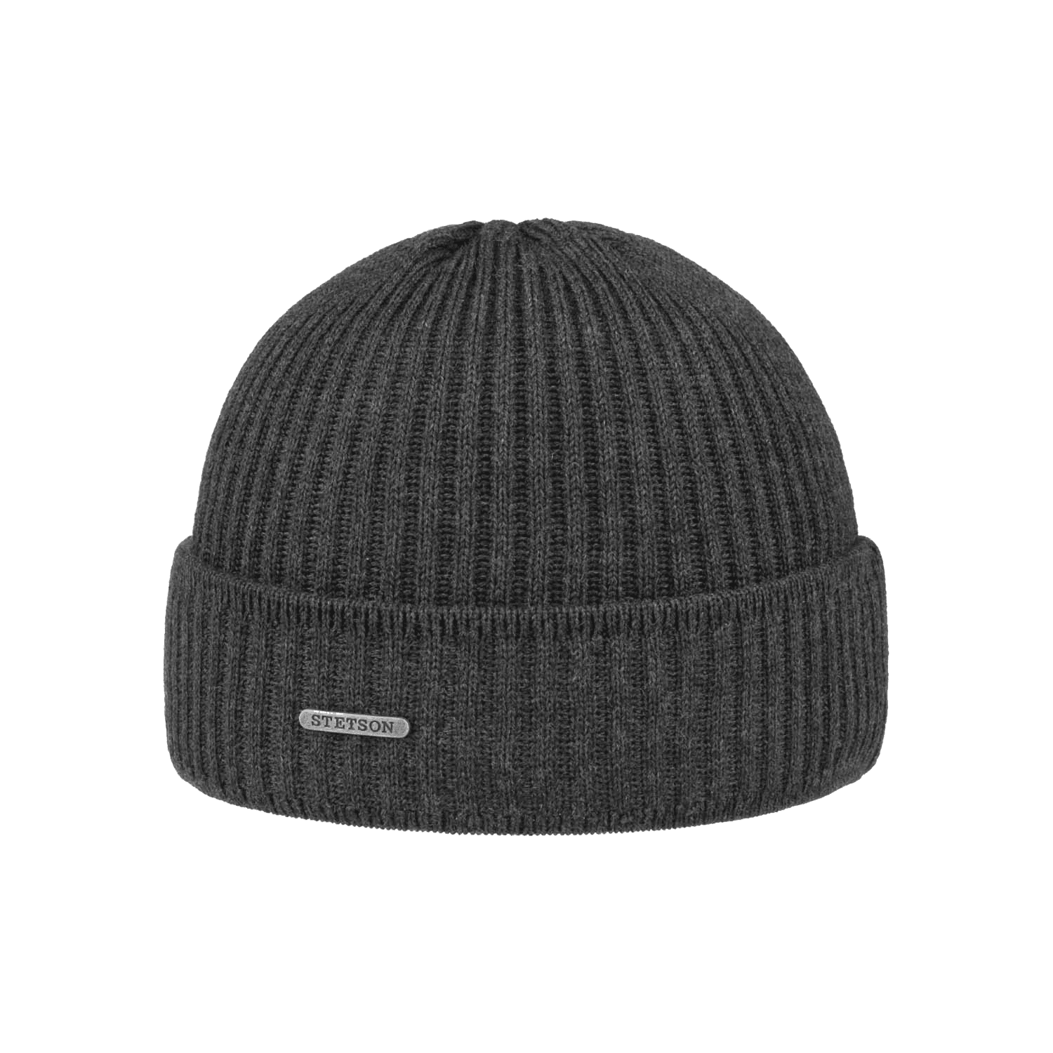 Stetson Gorro Parkman lana gris oscuro