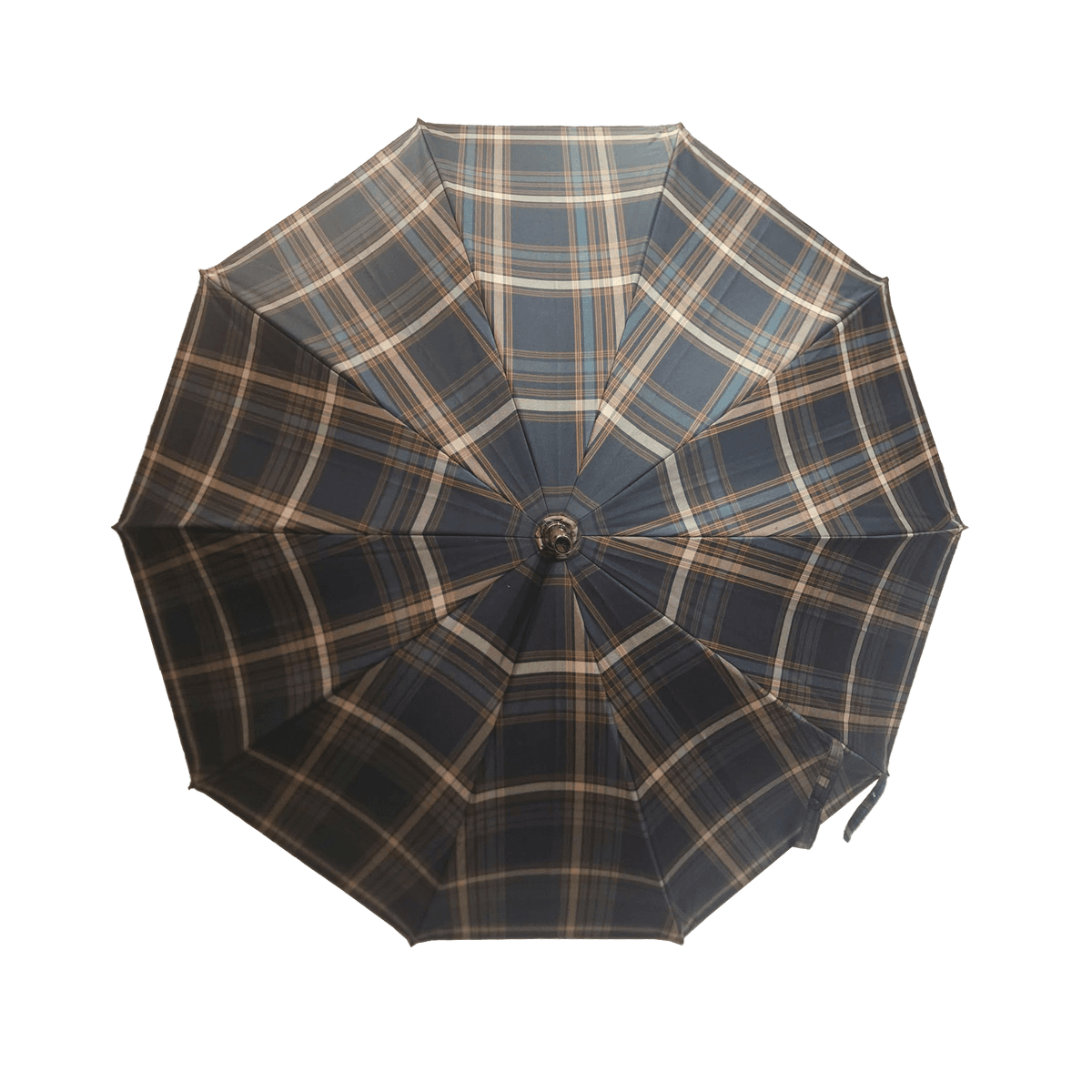 Yoqs Manufaktur Castaño Tartan verde gris