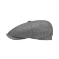 Stetson Hatteras Wool Cashmere Silk Herringbone gray