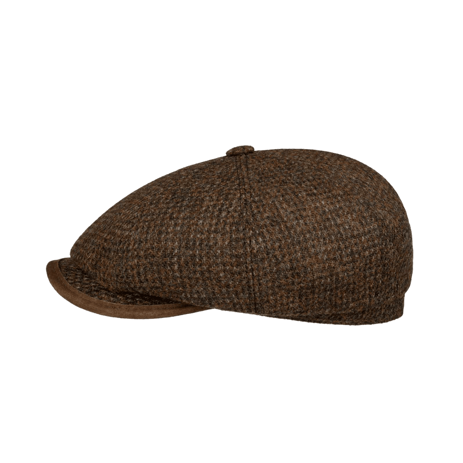 Stetson Hatteras Harris Tweed marrón verdoso