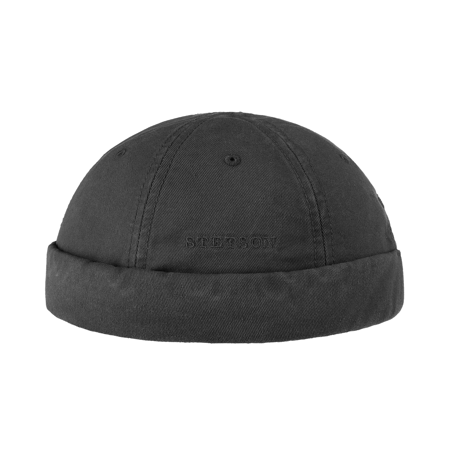 Stetson Docker Estibador algodón negro lavado