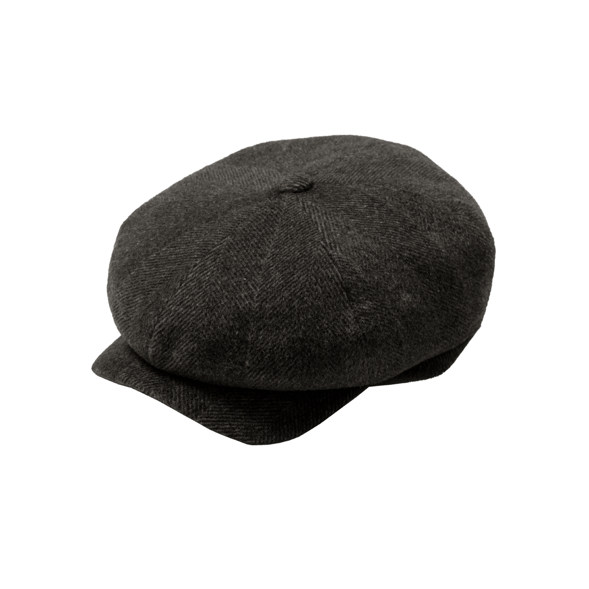 Stetson Hatteras Wool Cashmere Silk Herringbone gray